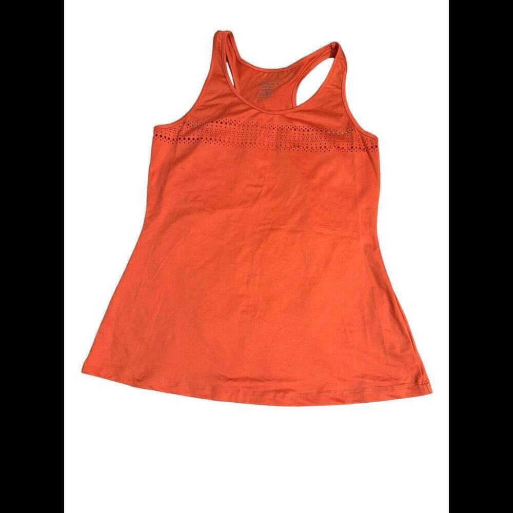 RUBY RIBBON WOMEN'S ORANGE ATHLETIC RUNNING TANK TOP SHIRT SIZ Med